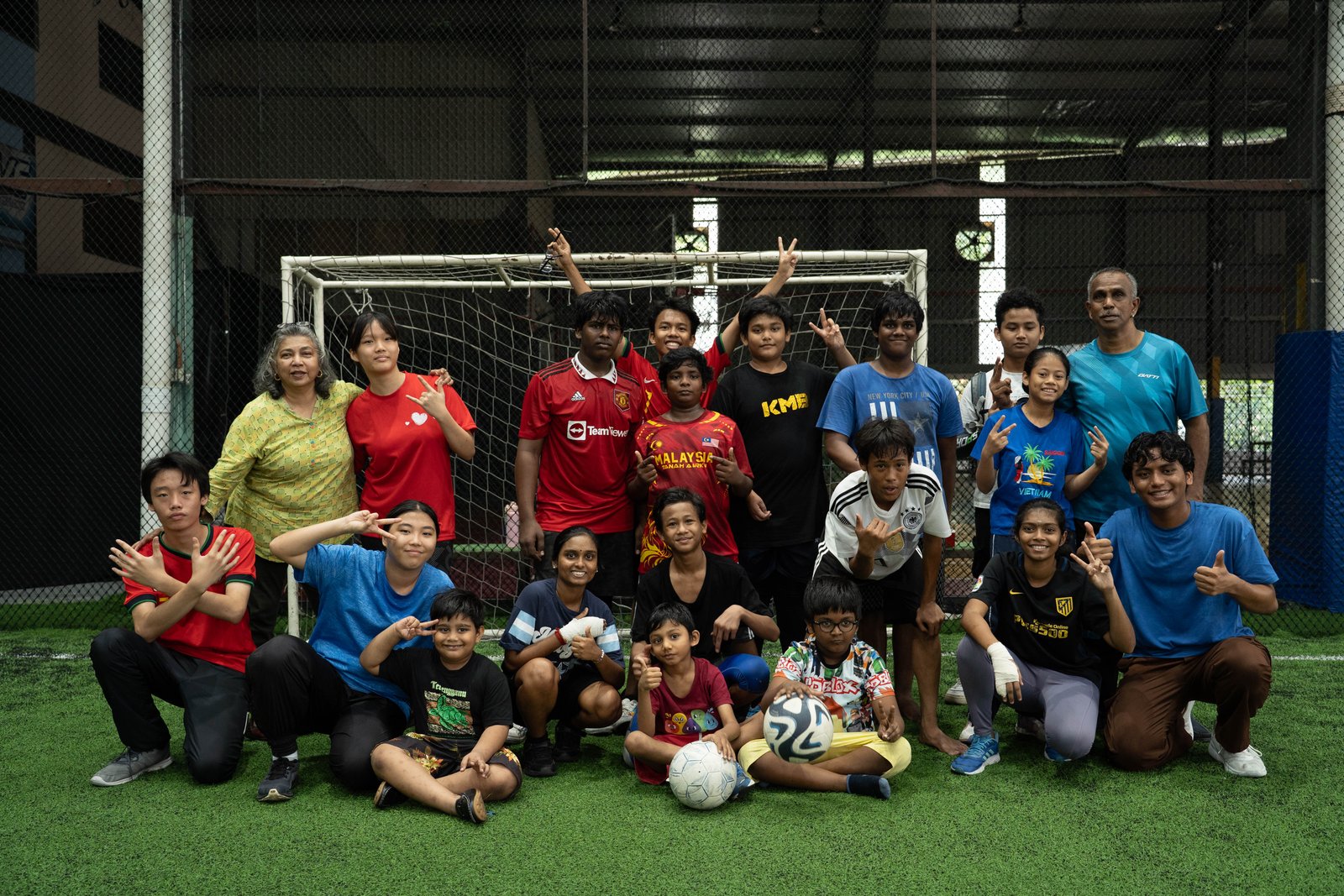 Children learning or studying together at the home